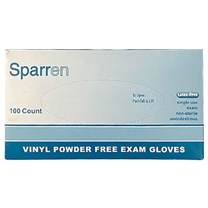 Vinyl Powder-Free Gloves (S / M / L / XL)
