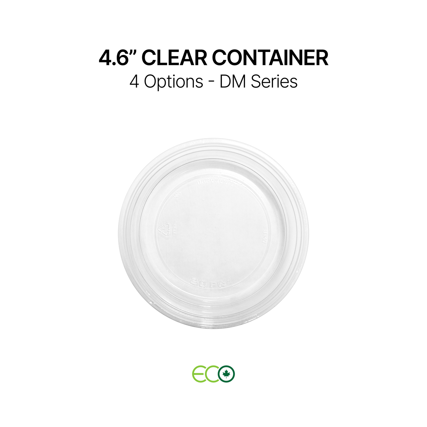 4.6인치 투명 델리 용기(깊이 4개)