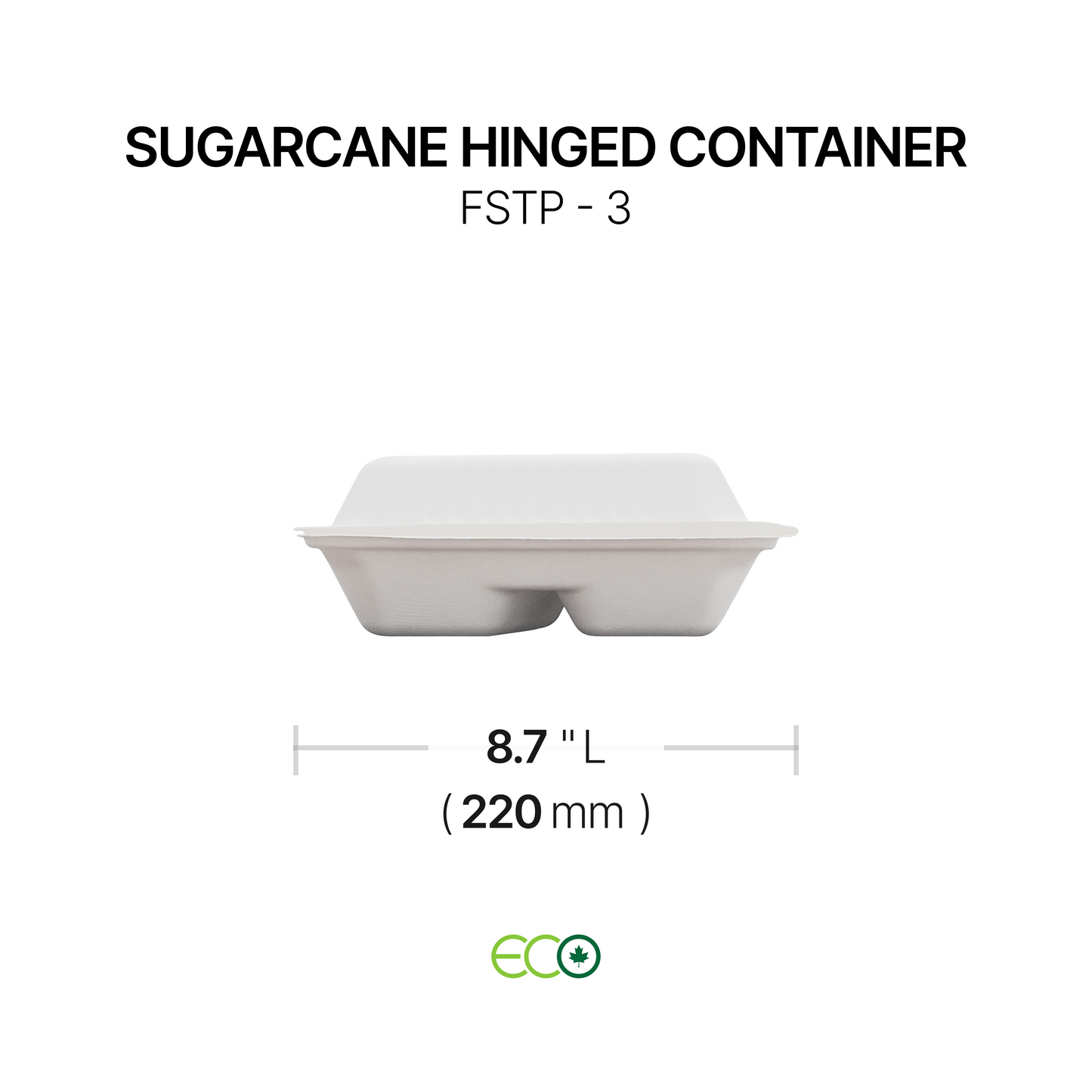 FSTP Sugarcane Hinged Container (5 Sizes)