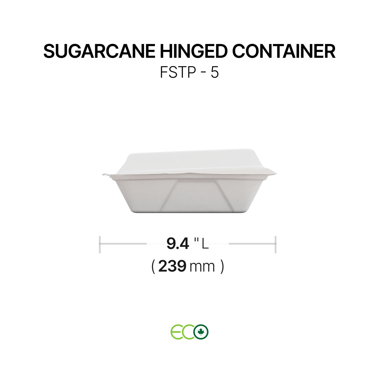 FSTP Sugarcane Hinged Container (5 Sizes)