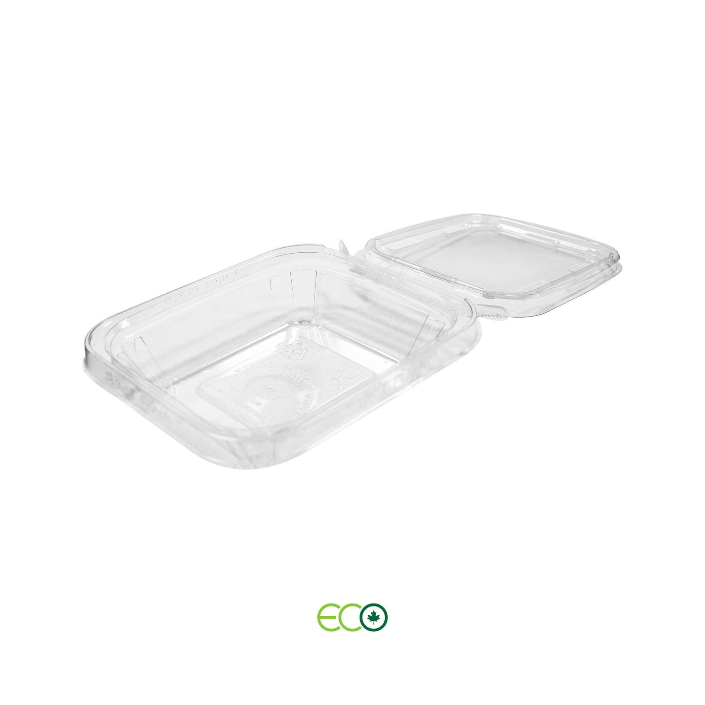 6oz Tamper Evident Hinged Container