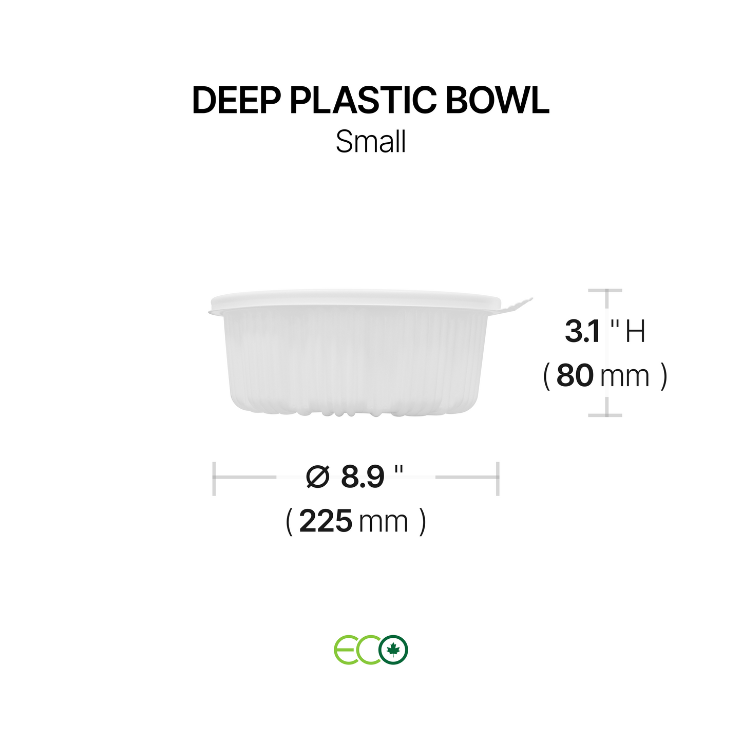 Deep Plastic Bowl (S /M / L)
