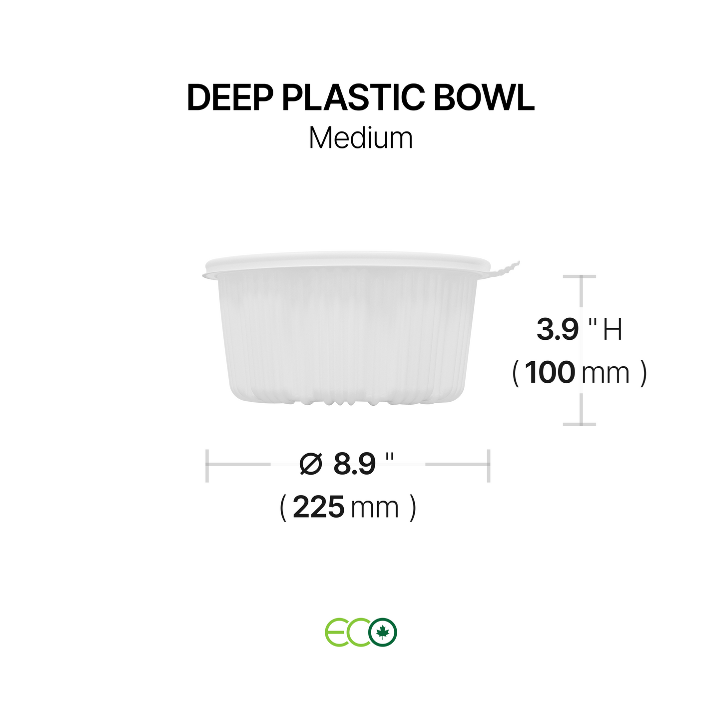 Deep Plastic Bowl (S /M / L)