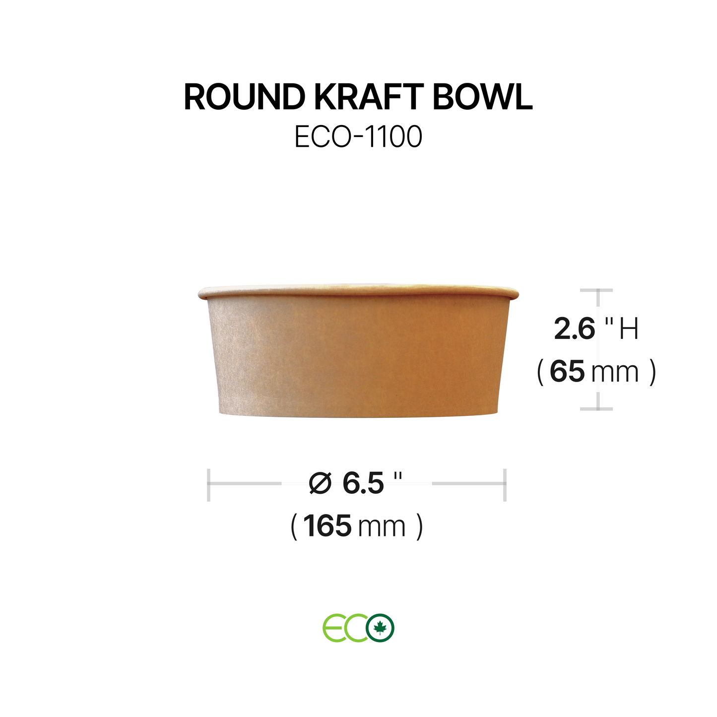 Round Kraft Bowl (4 Sizes)