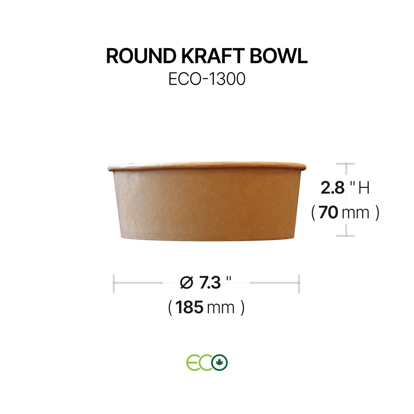 Round Kraft Bowl (4 Sizes)