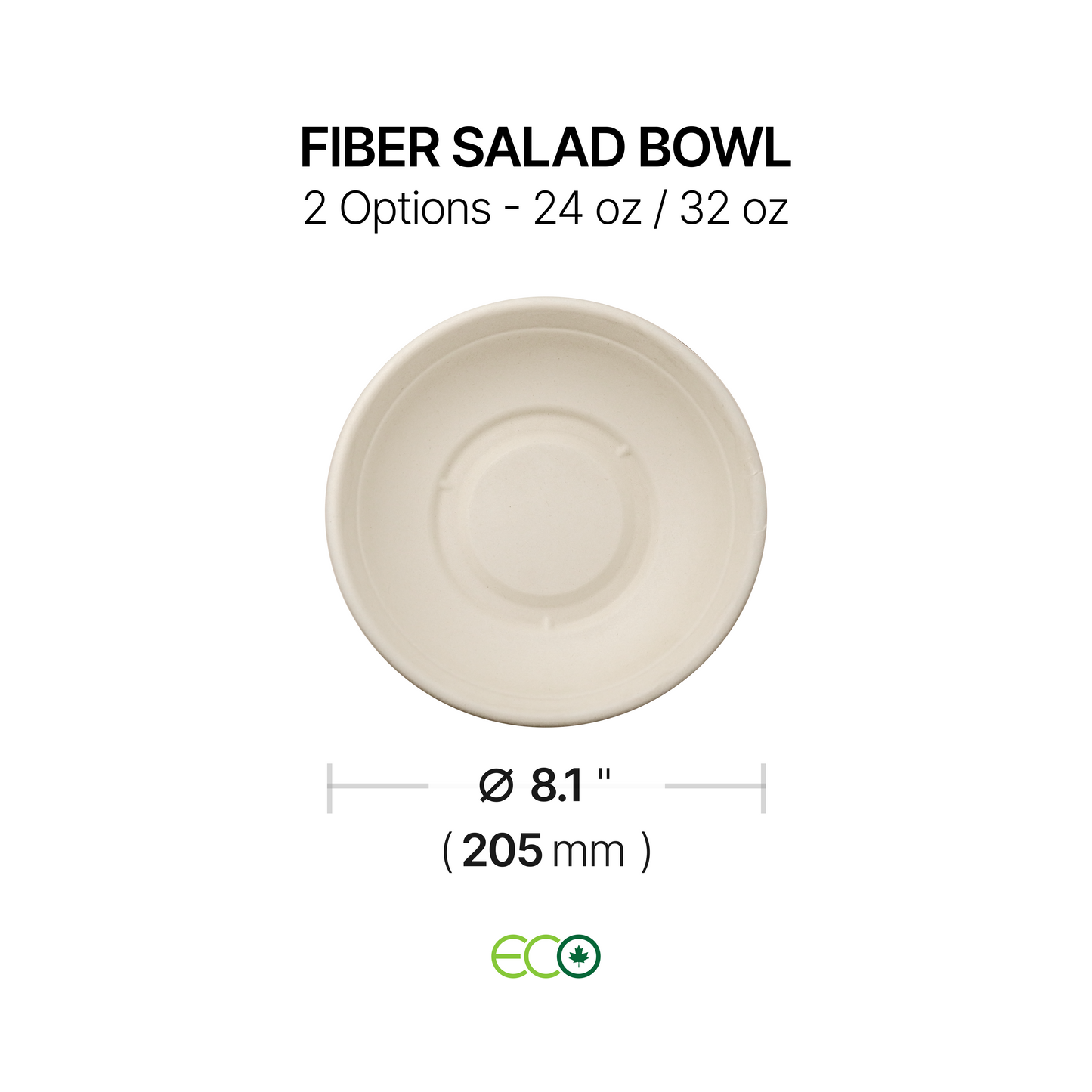 Fiber Salad Bowl (24oz / 32oz)