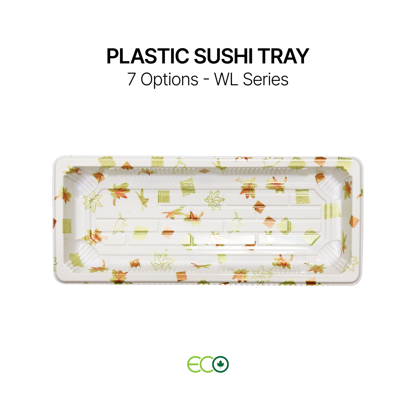 Plastic Sushi Tray (7 Sizes)