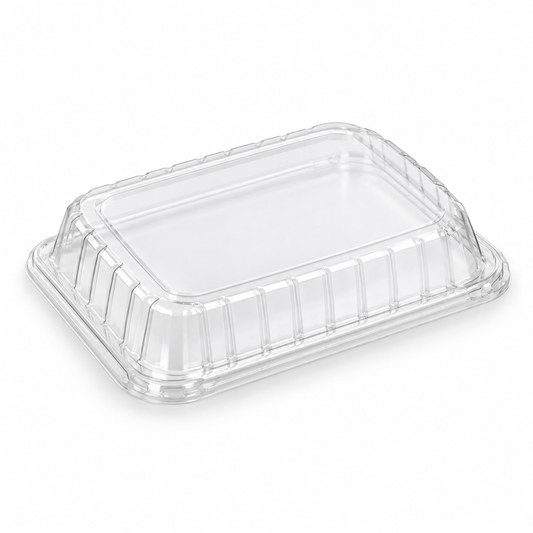 Clear Plastic Lid for 4"X5" Aluminum Containers