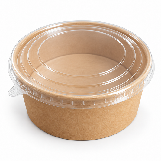Flat PP Lid for Soup Bowls (5 Sizes)