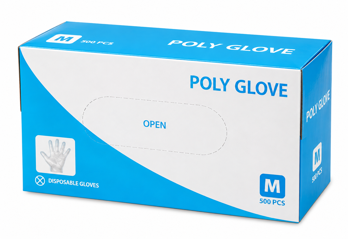 Disposable Polyethylene Gloves (M / L)