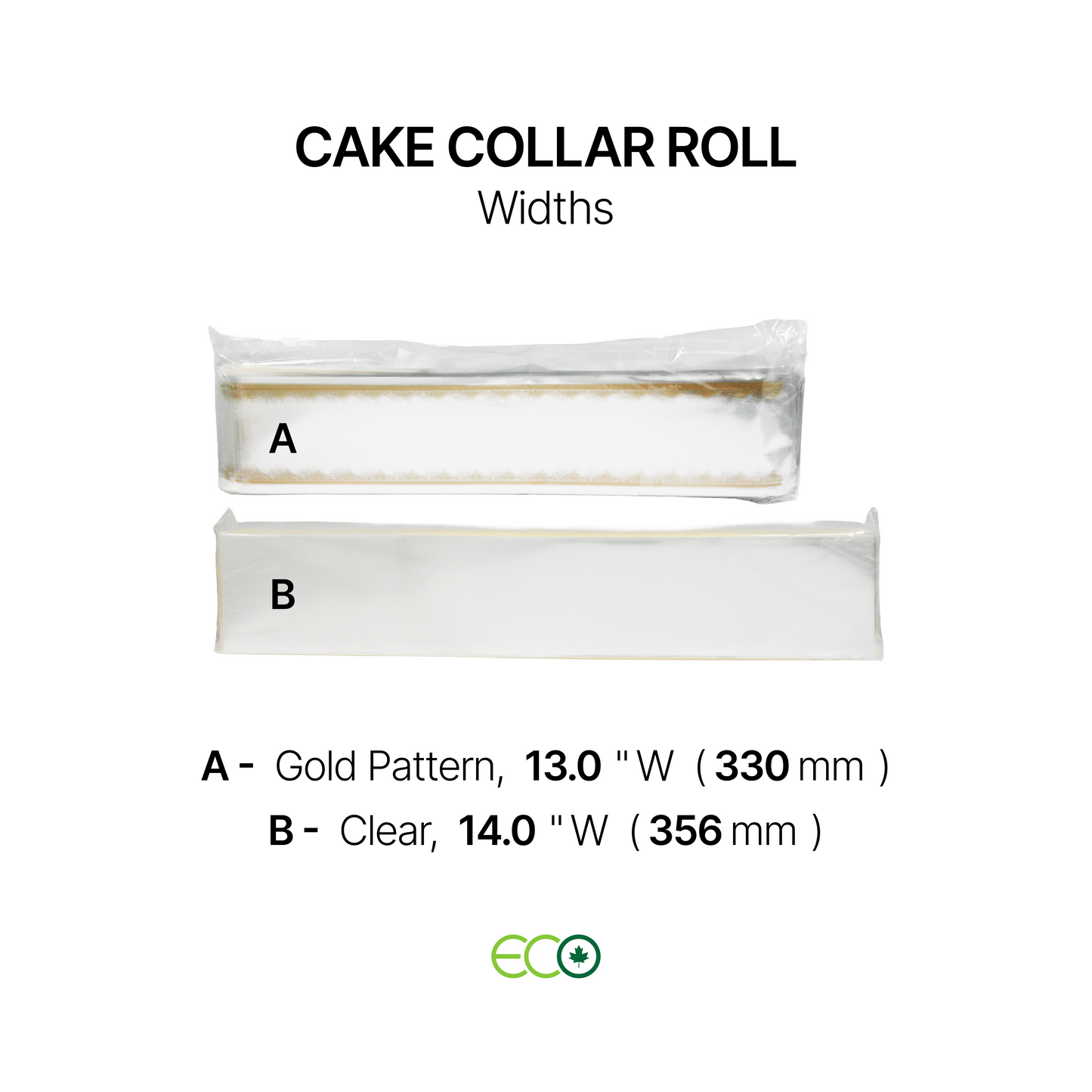 Plastic Cake Collar Roll (2 Options)