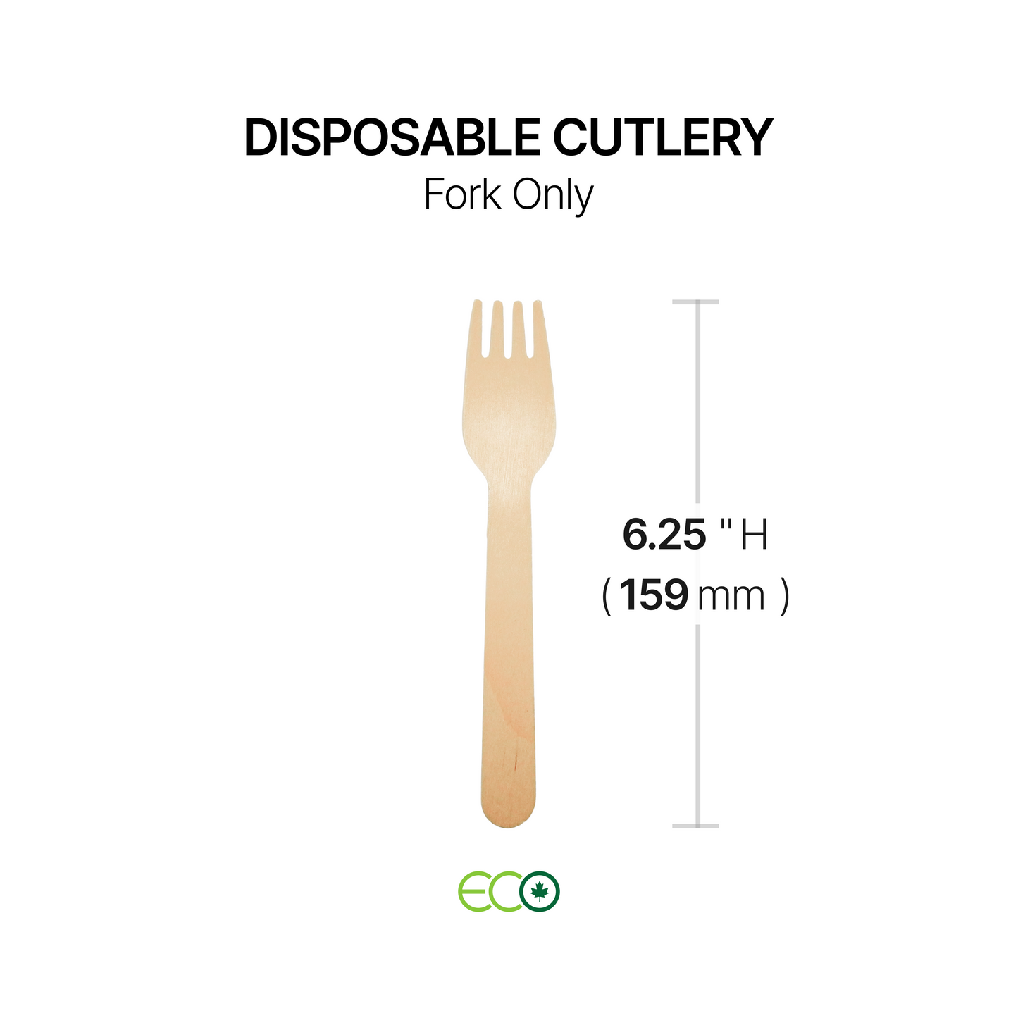 Disposable Wooden Cutlery (Fork / Spoon / Knife / Set)