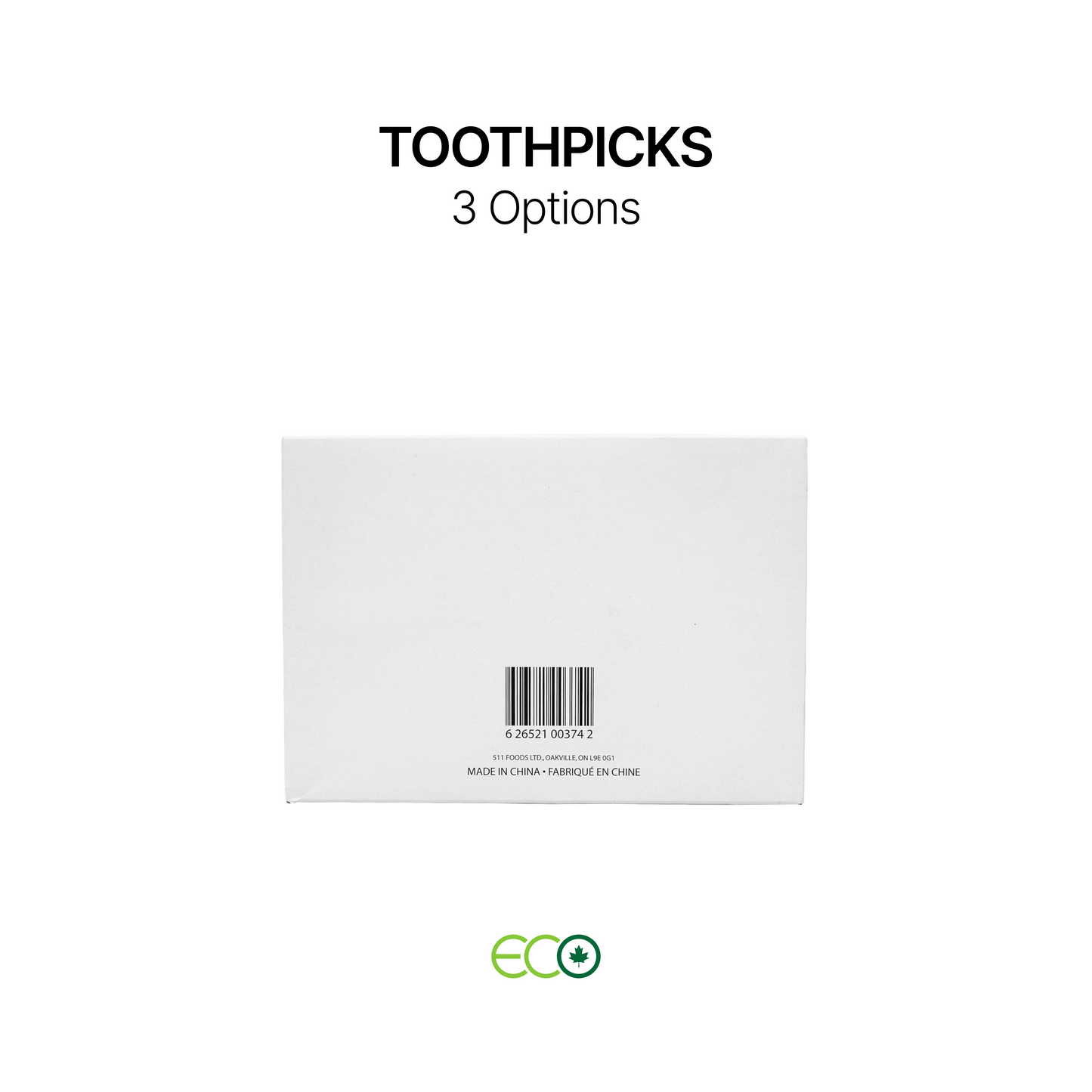 Hygienic Wrapped Toothpicks (3 Options)