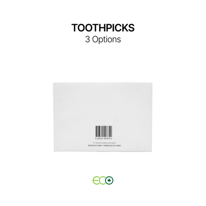 Hygienic Wrapped Toothpicks (3 Options)