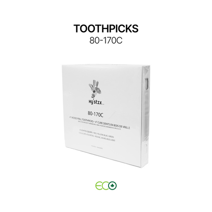 Hygienic Wrapped Toothpicks (3 Options)