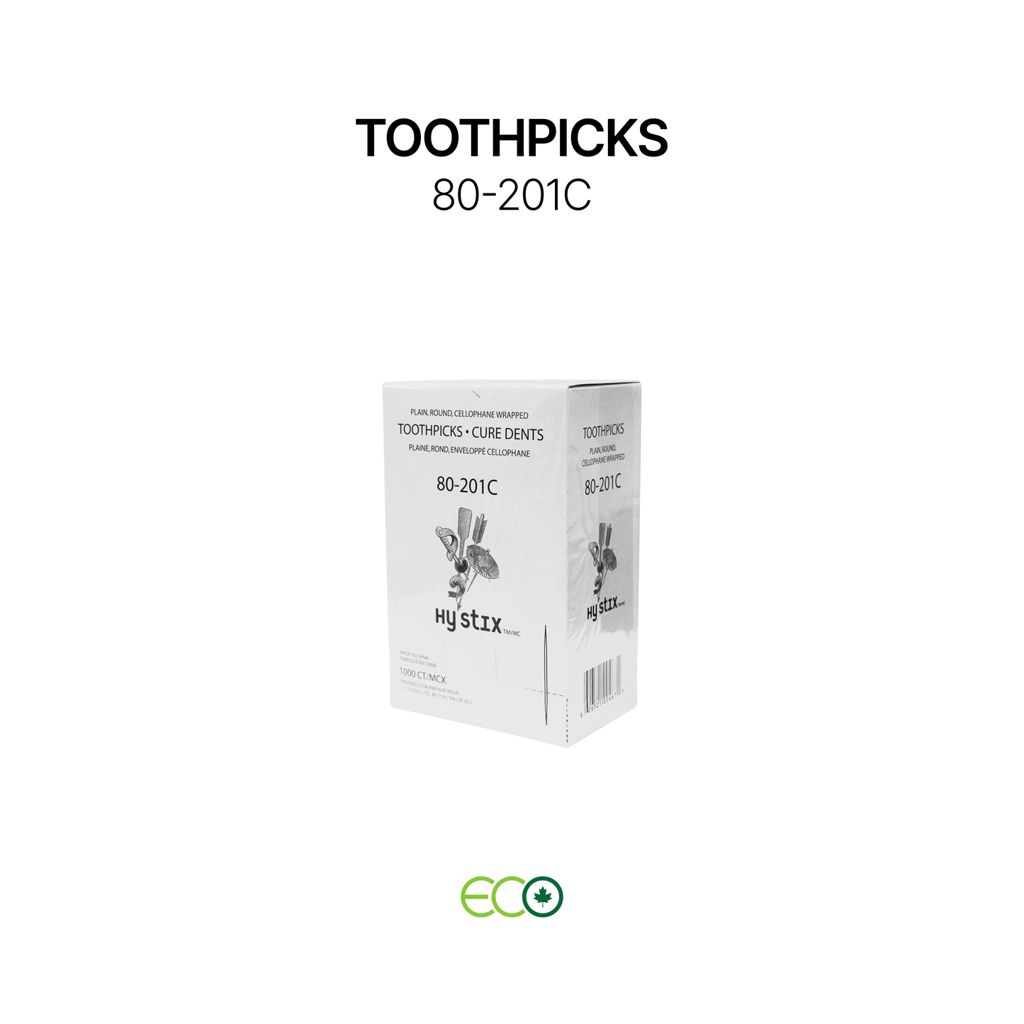 Hygienic Wrapped Toothpicks (3 Options)