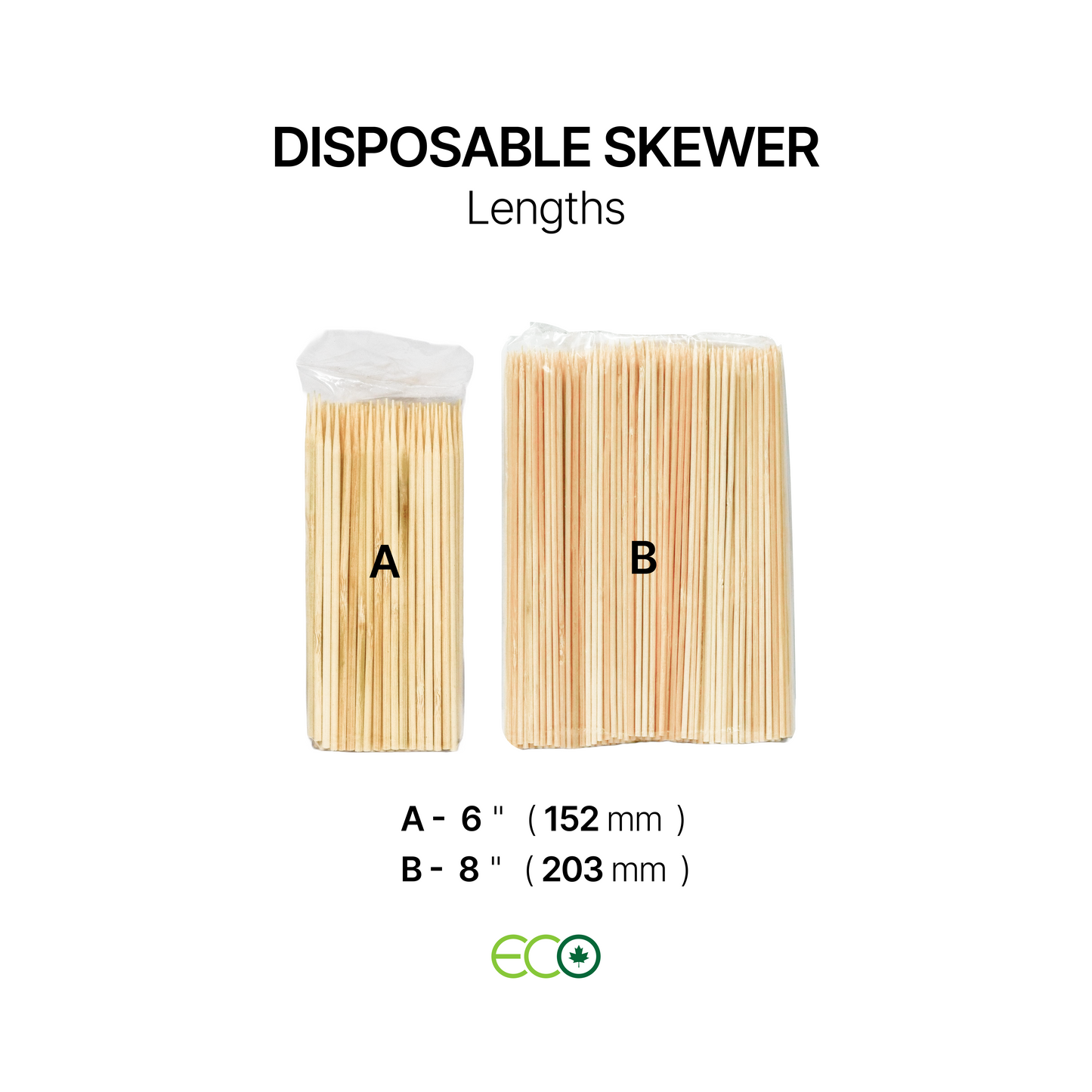 Disposable Bamboo Skewer (6" / 8")