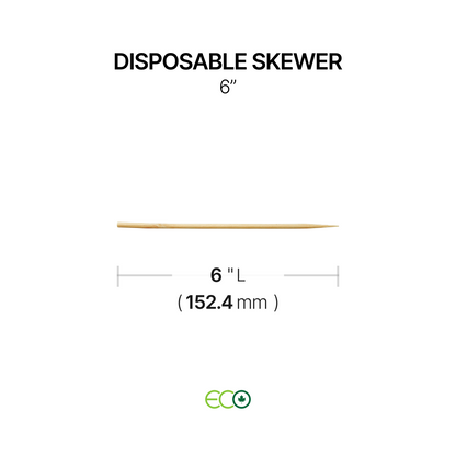 Disposable Bamboo Skewer (6" / 8")
