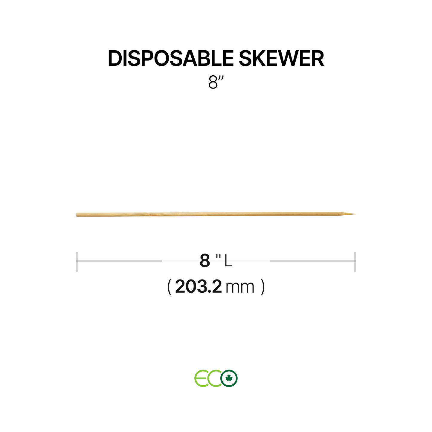 Disposable Bamboo Skewer (6" / 8")
