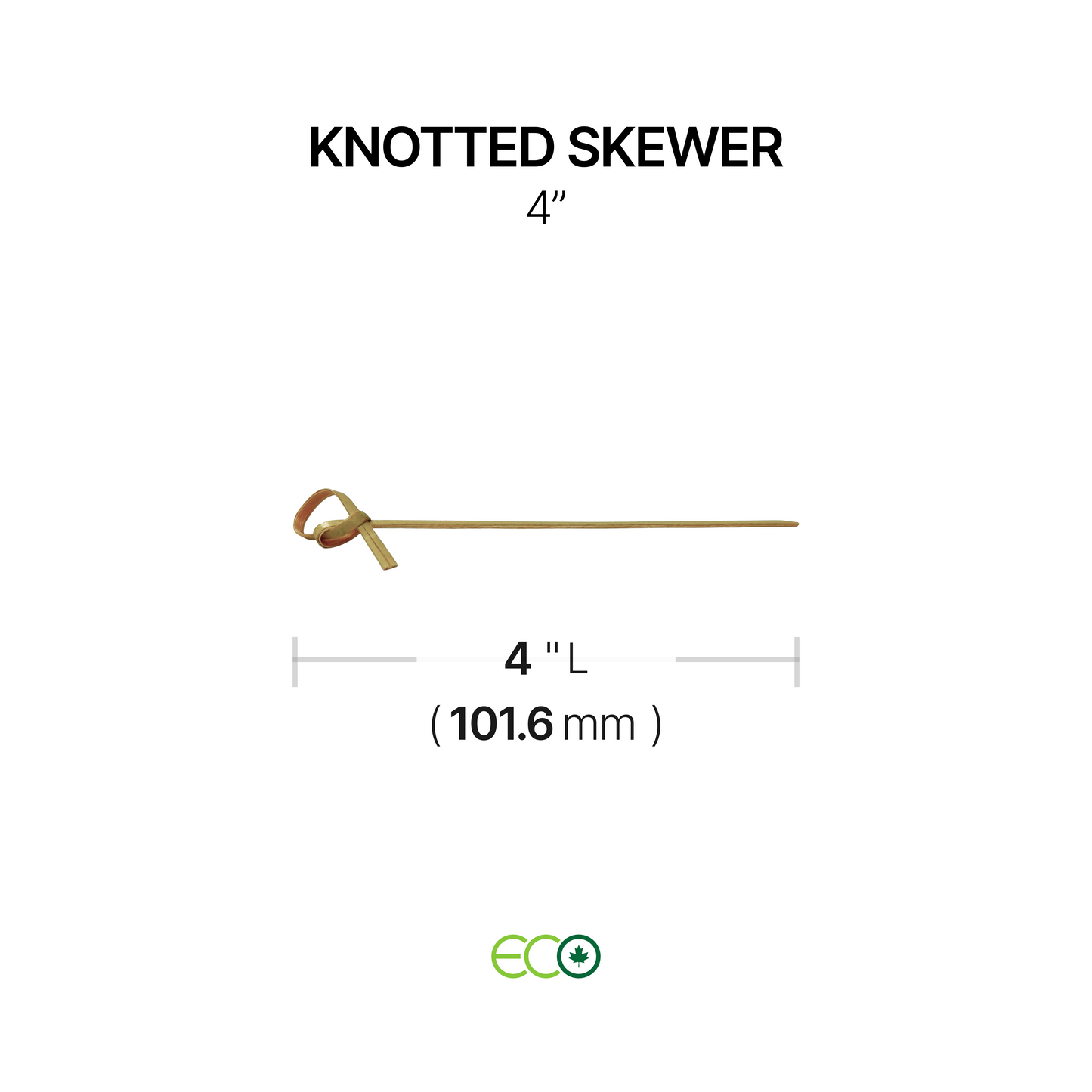 Knotted Bamboo Skewer (4" / 6")