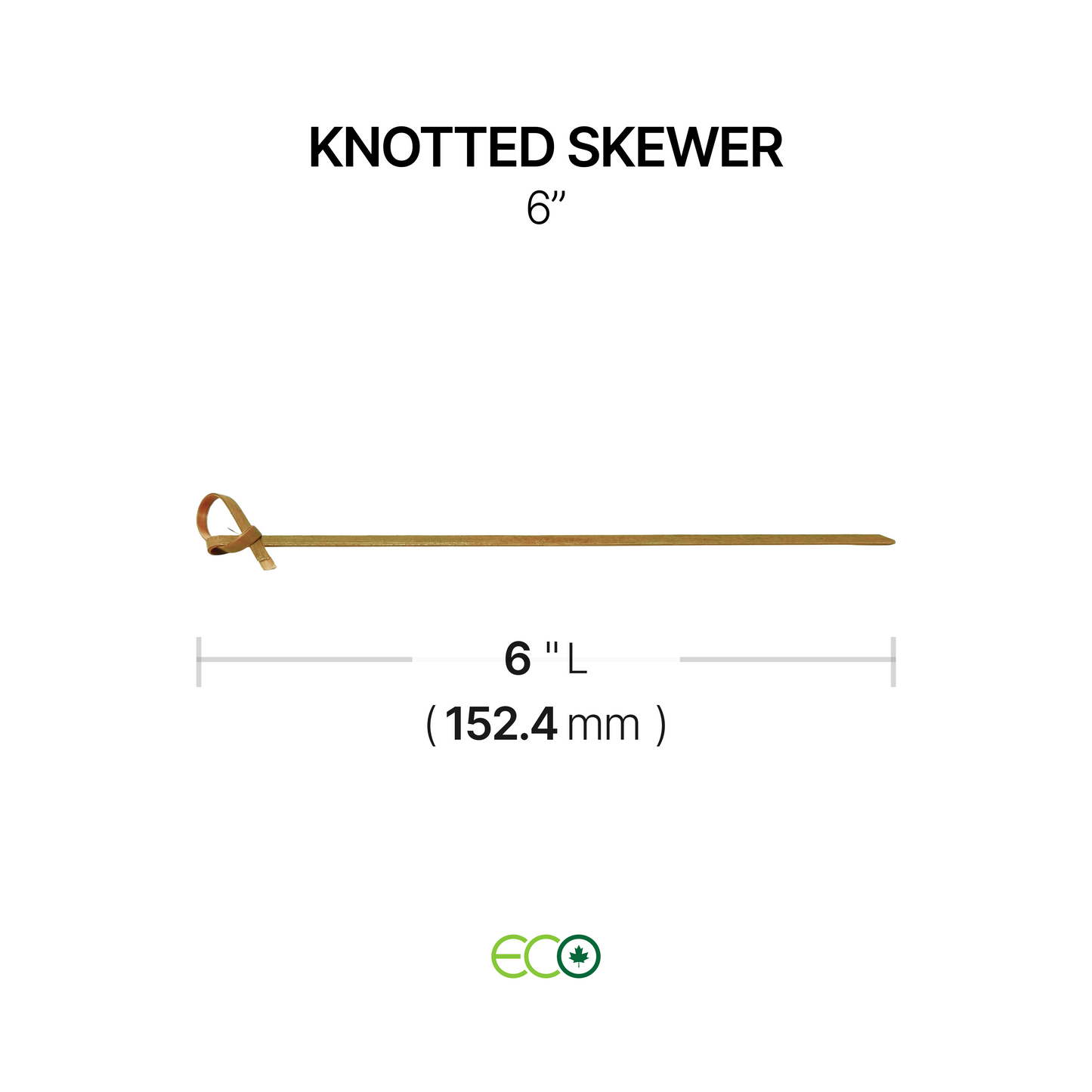 Knotted Bamboo Skewer (4" / 6")