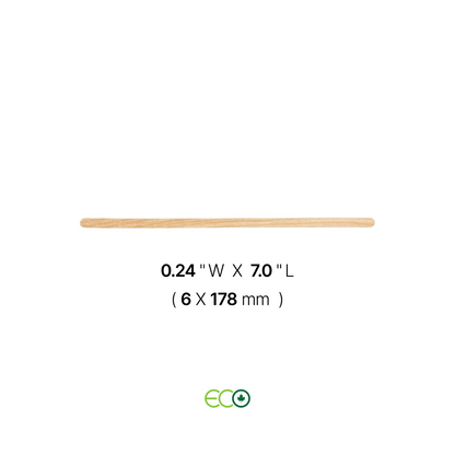 7" Wooden Stirrers