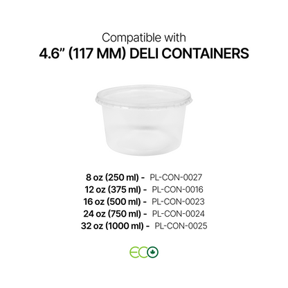 4.6인치 델리 용기용 PP 뚜껑