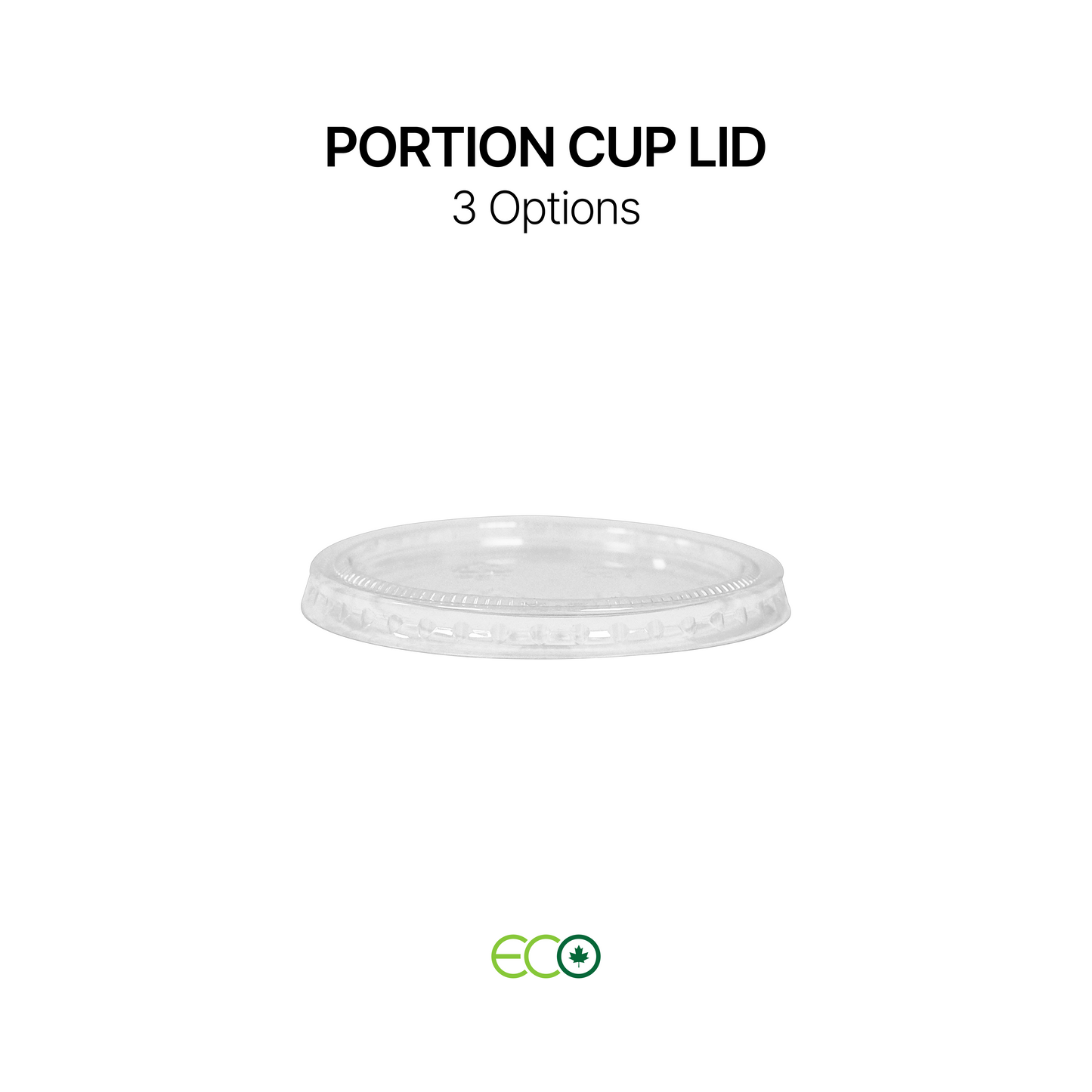 Lid for Portion Cups (3 Sizes)