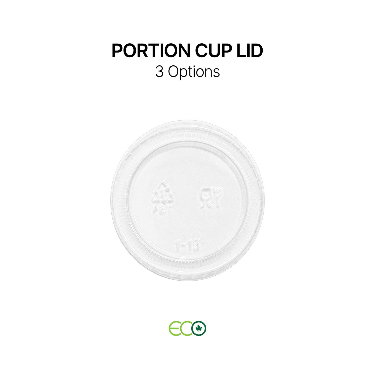 Lid for Portion Cups (3 Sizes)