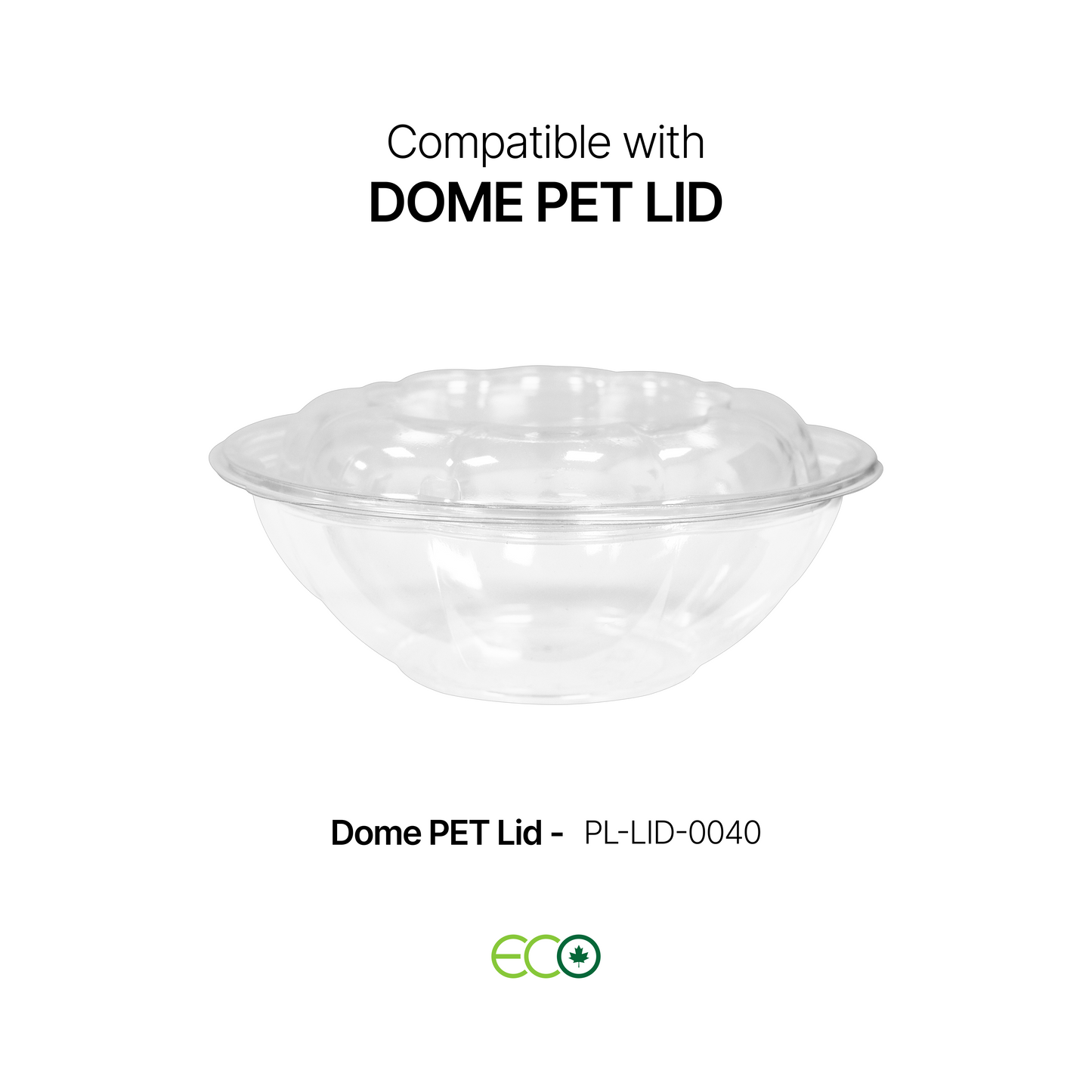 Clear Flower Plastic Bowl (24oz / 32oz)