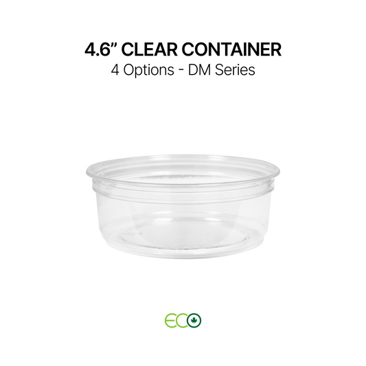 4.6" Clear Container (4 Sizes)