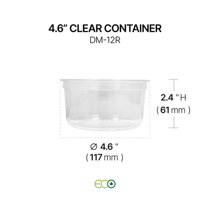 4.6인치 투명 델리 용기(깊이 4개)
