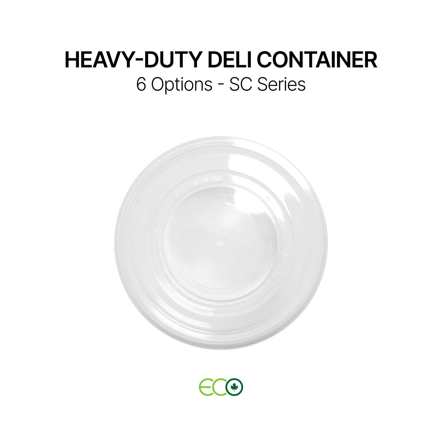 4.6인치 고강도 투명 델리 용기(5개 깊이)