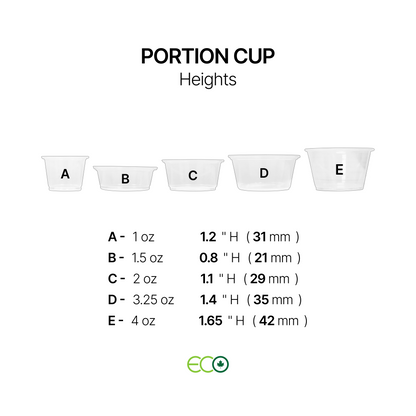 Portion Cup (5 Sizes)