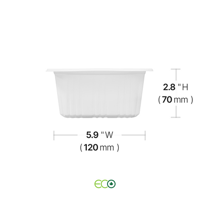 5.9"X4.7" Film-Sealable Container