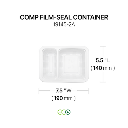 Compartment Film-Sealable Container (2C / 3C)