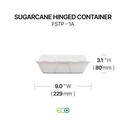 FSTP Sugarcane Hinged Container (5 Sizes)