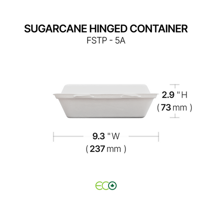 FSTP Sugarcane Hinged Container (5 Sizes)