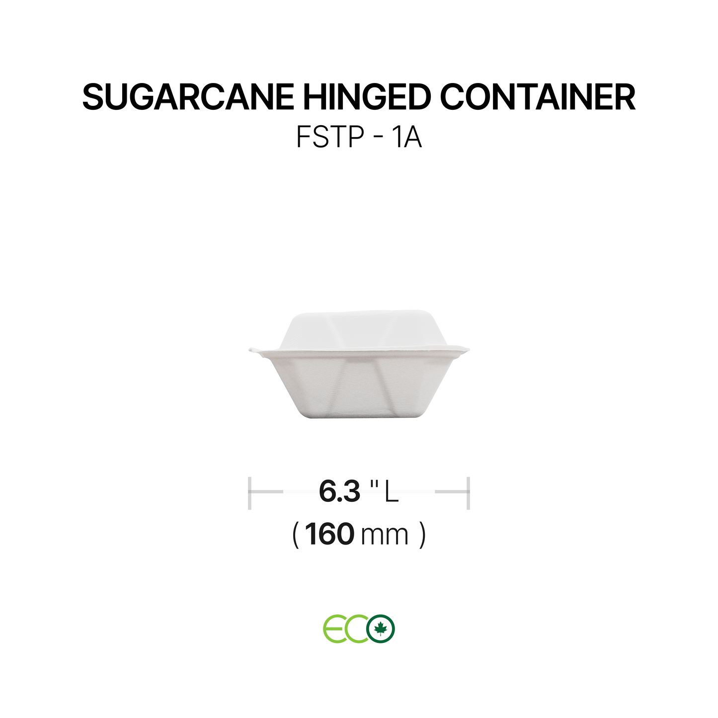 FSTP Sugarcane Hinged Container (5 Sizes)