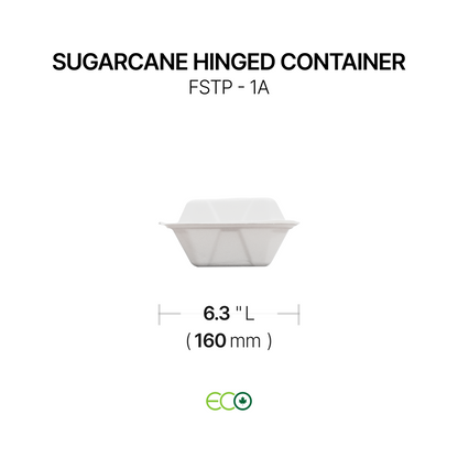 FSTP Sugarcane Hinged Container (5 Sizes)