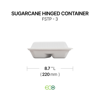 FSTP Sugarcane Hinged Container (5 Sizes)