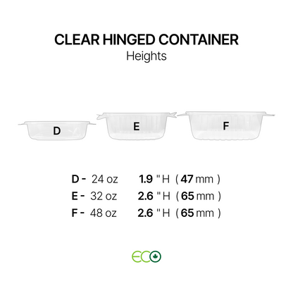 Hinged Container with Lock (6 Options)