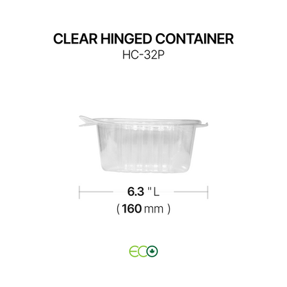 Hinged Container with Lock (16oz / 32oz)