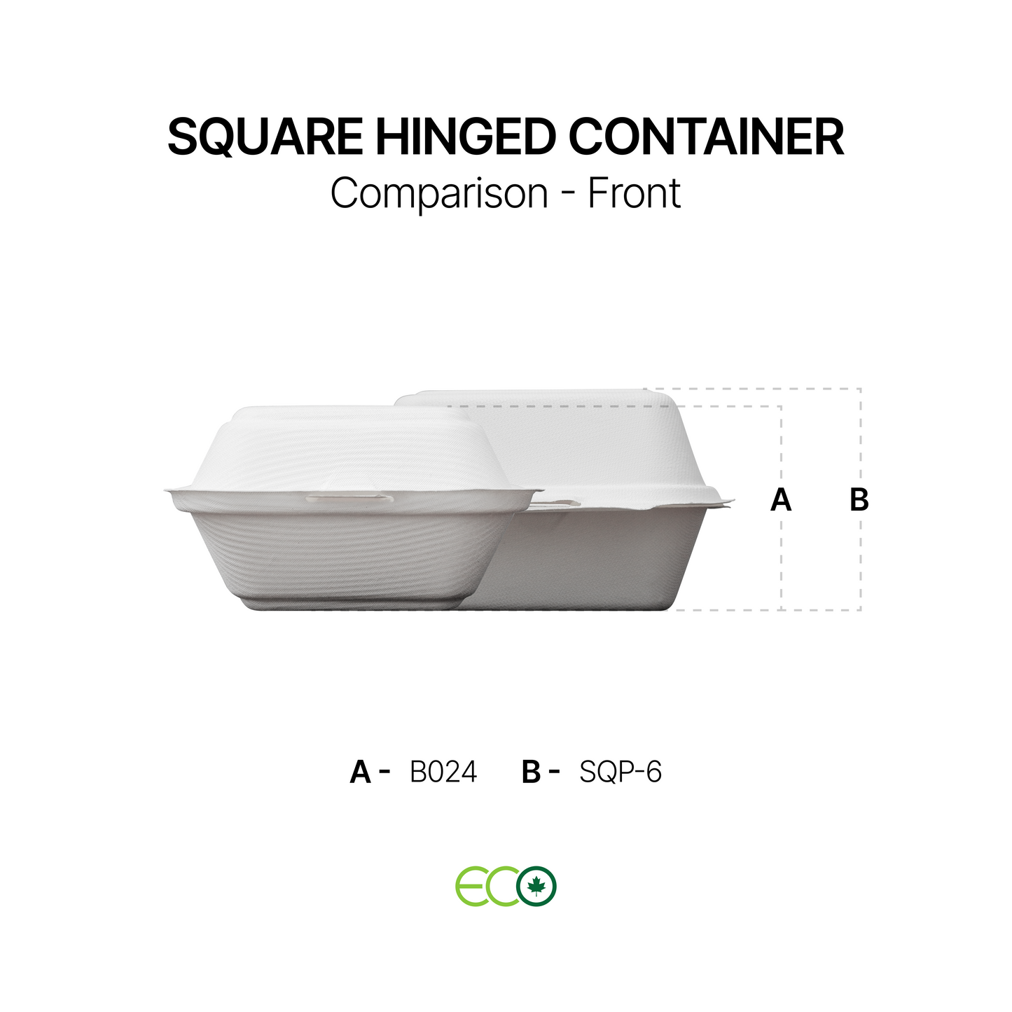 Square Hinged Container (2 Options)