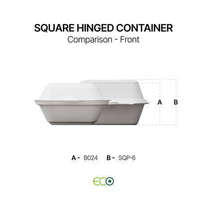Square Hinged Container (2 Options)