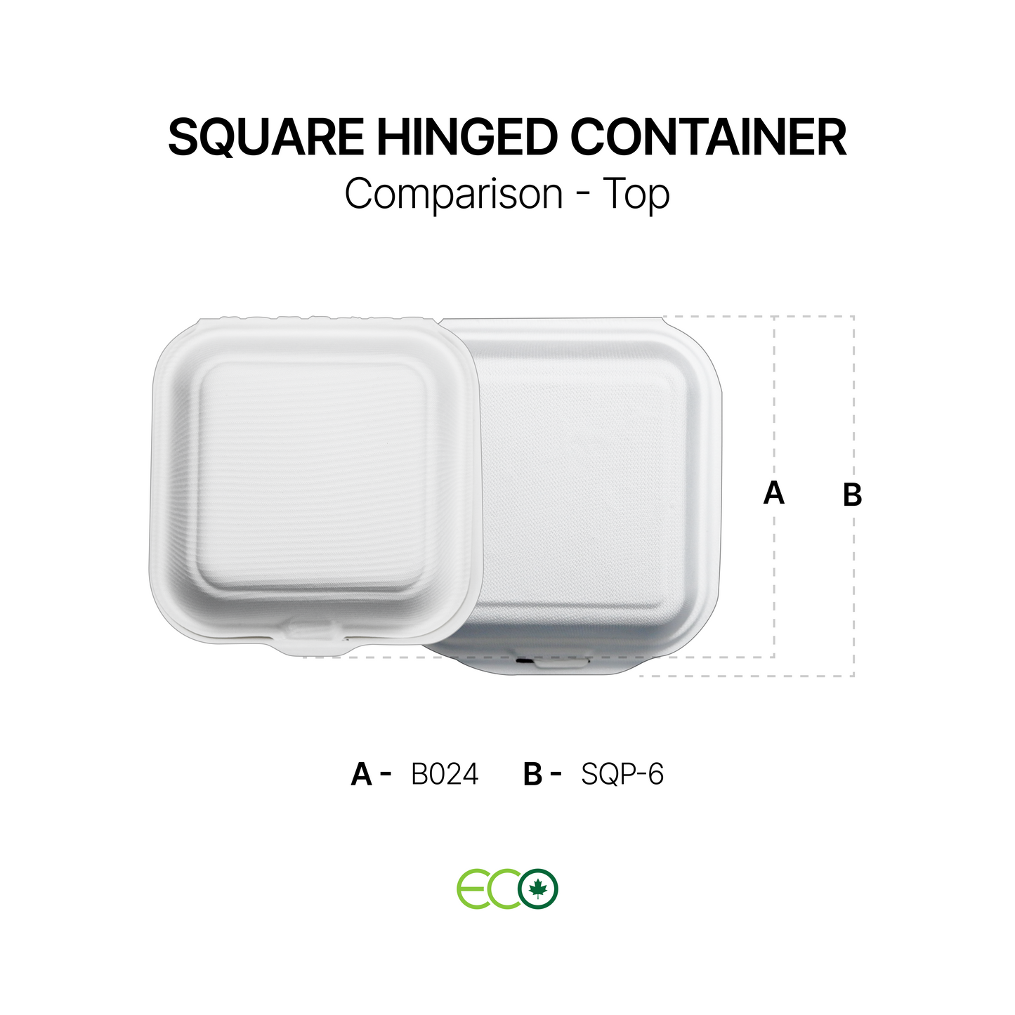 Square Hinged Container (2 Options)