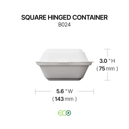 Square Hinged Container (2 Options)