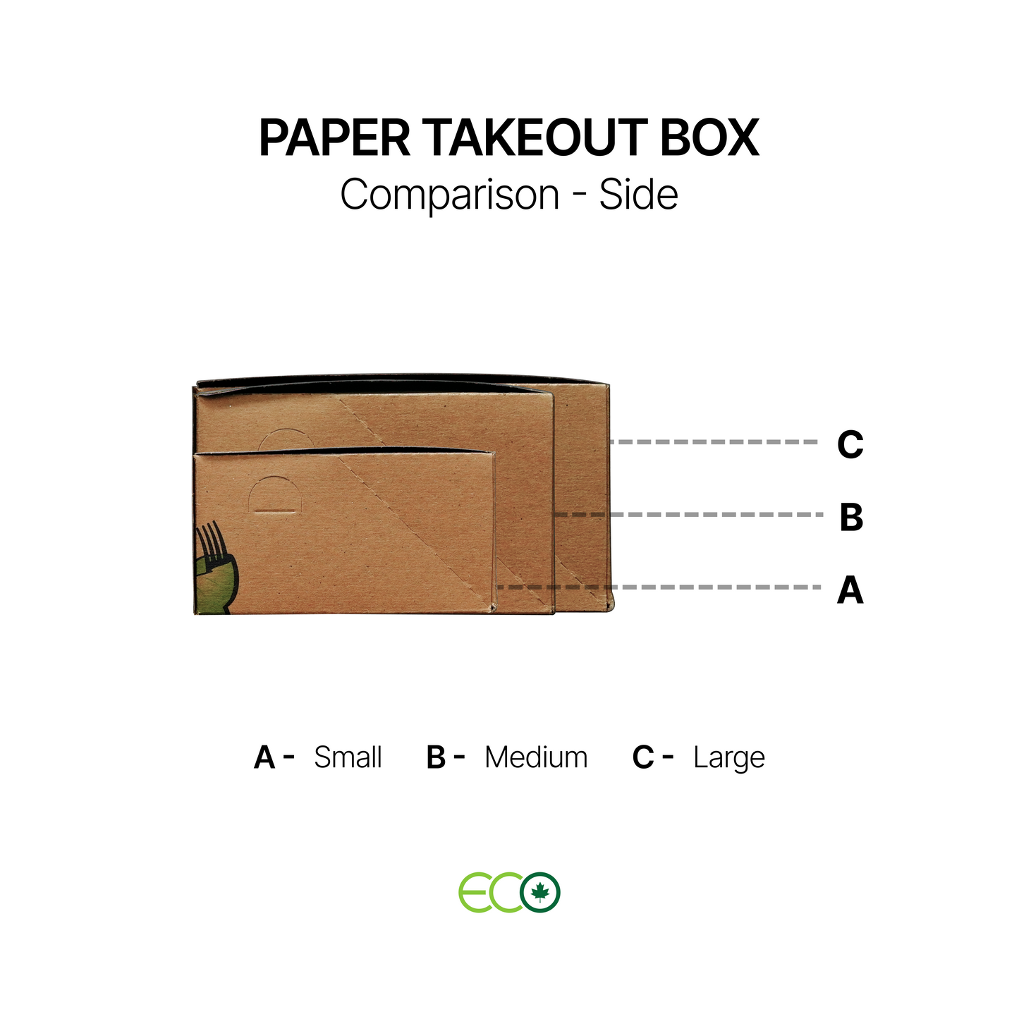 Paper Takeout Box (S / M / L)