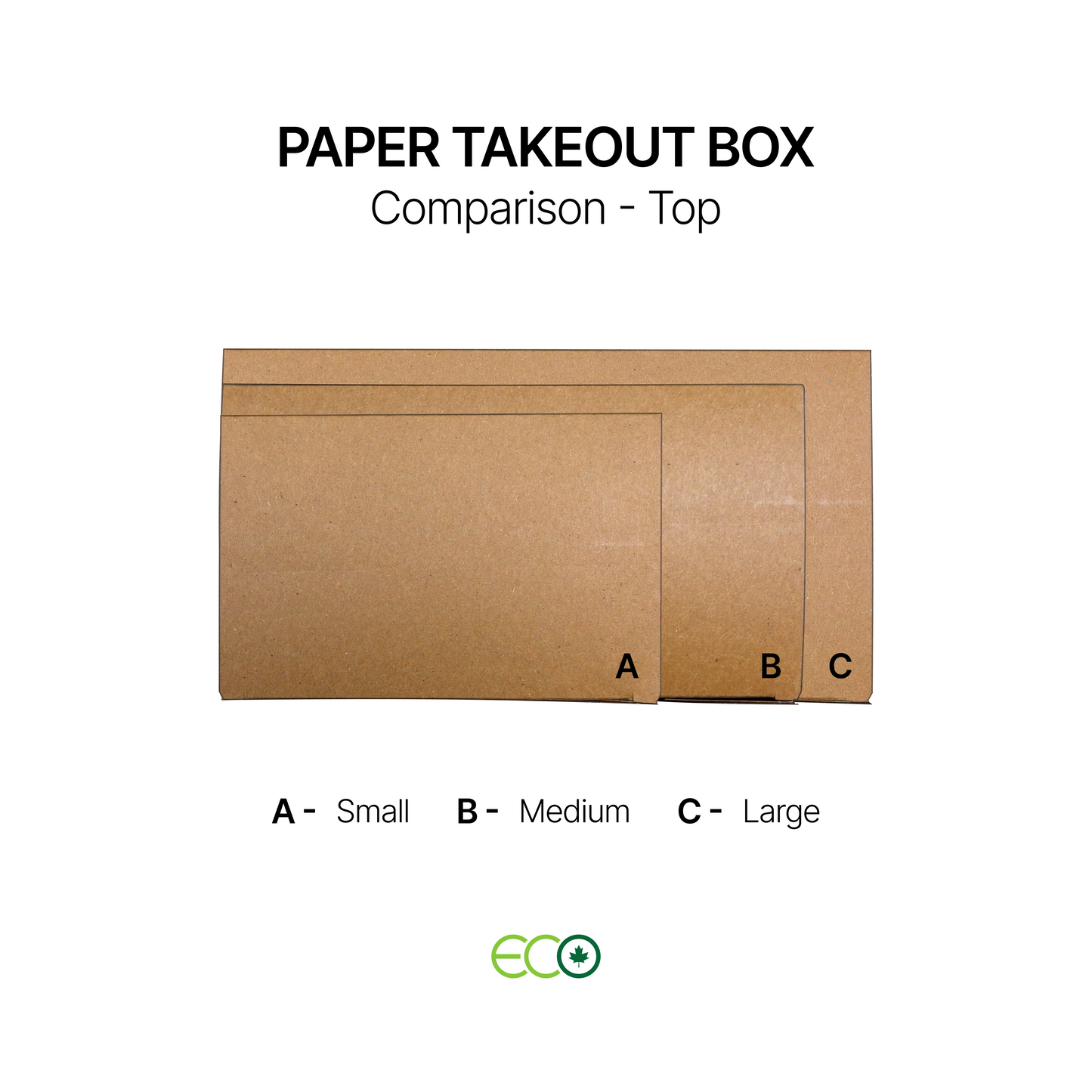 Paper Takeout Box (S / M / L)
