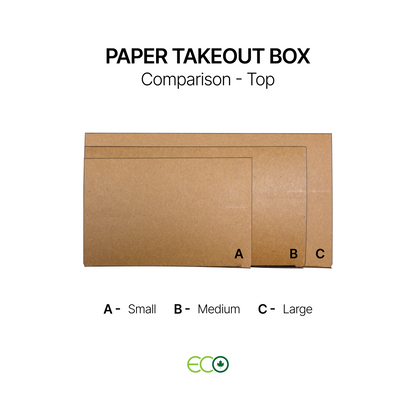Paper Takeout Box (S / M / L)